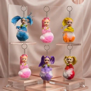 Fluffy Dolls Keychains