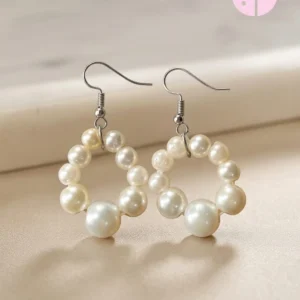 Pearl Glow Beads Earings