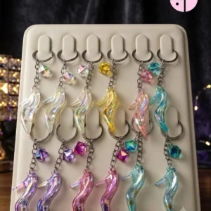 Crystal Heel Keychains