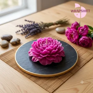 Petal Glow Art Candle