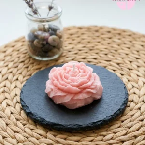 Serene Blossom Wax Sculpture